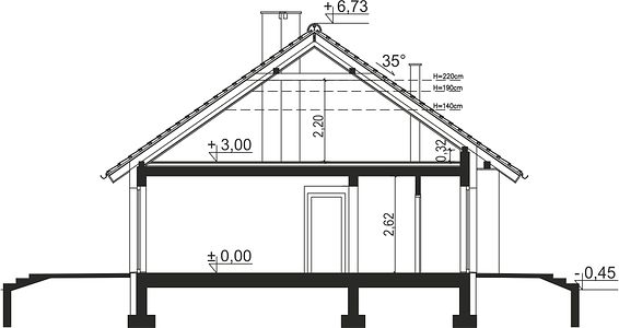 Фасад дома IIF-5168-35 Фасад дома IIF-5168-35