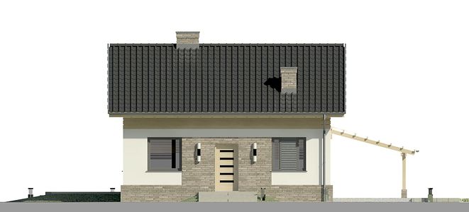 Фасад дома CEE-5568-74 Фасад дома CEE-5568-74