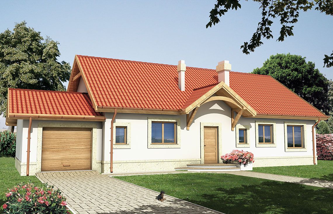 Проект дома EIB-4687-63