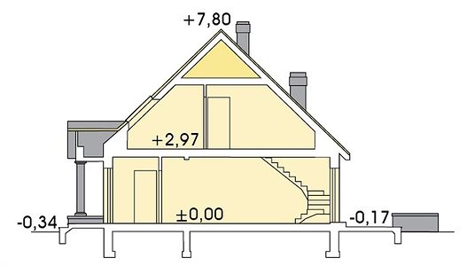Фасад дома DGC-8933-67 Фасад дома DGC-8933-67