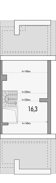 План 3 этажа дома ECF-1298-57 План 3 этажа дома ECF-1298-57