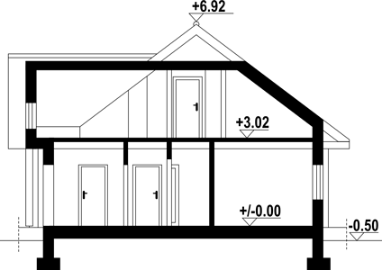 Фасад дома EDC-9959-41 Фасад дома EDC-9959-41